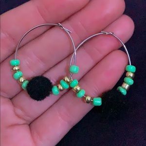 hoop earrings